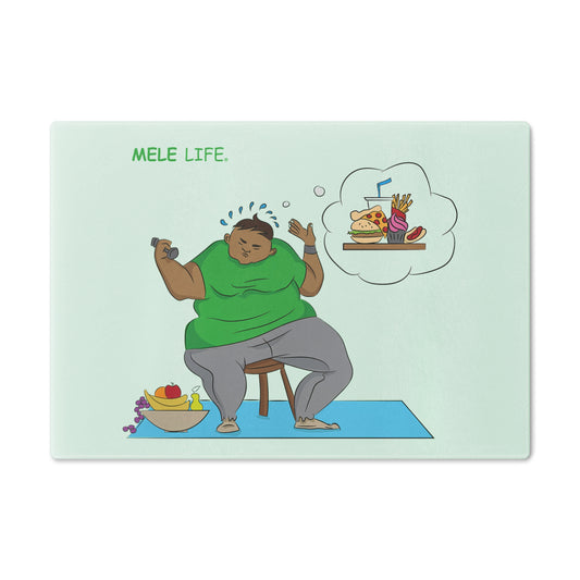 Cutting Board (glass) - Self Discipline