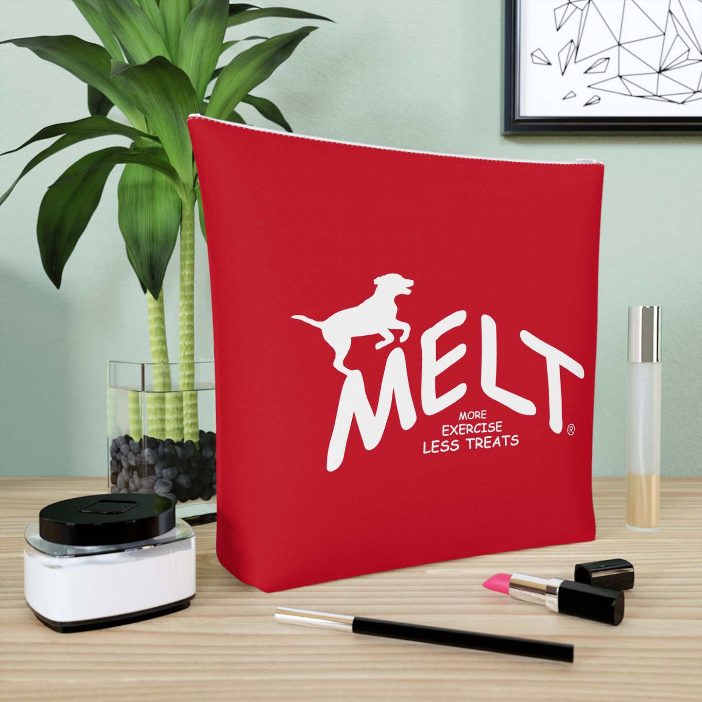 Cosmetic Bag - MELT for dogs  (red)