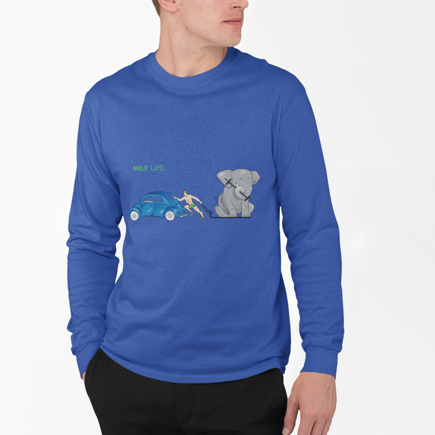 Long Sleeve Tee (Unisex) - Strong White Man
