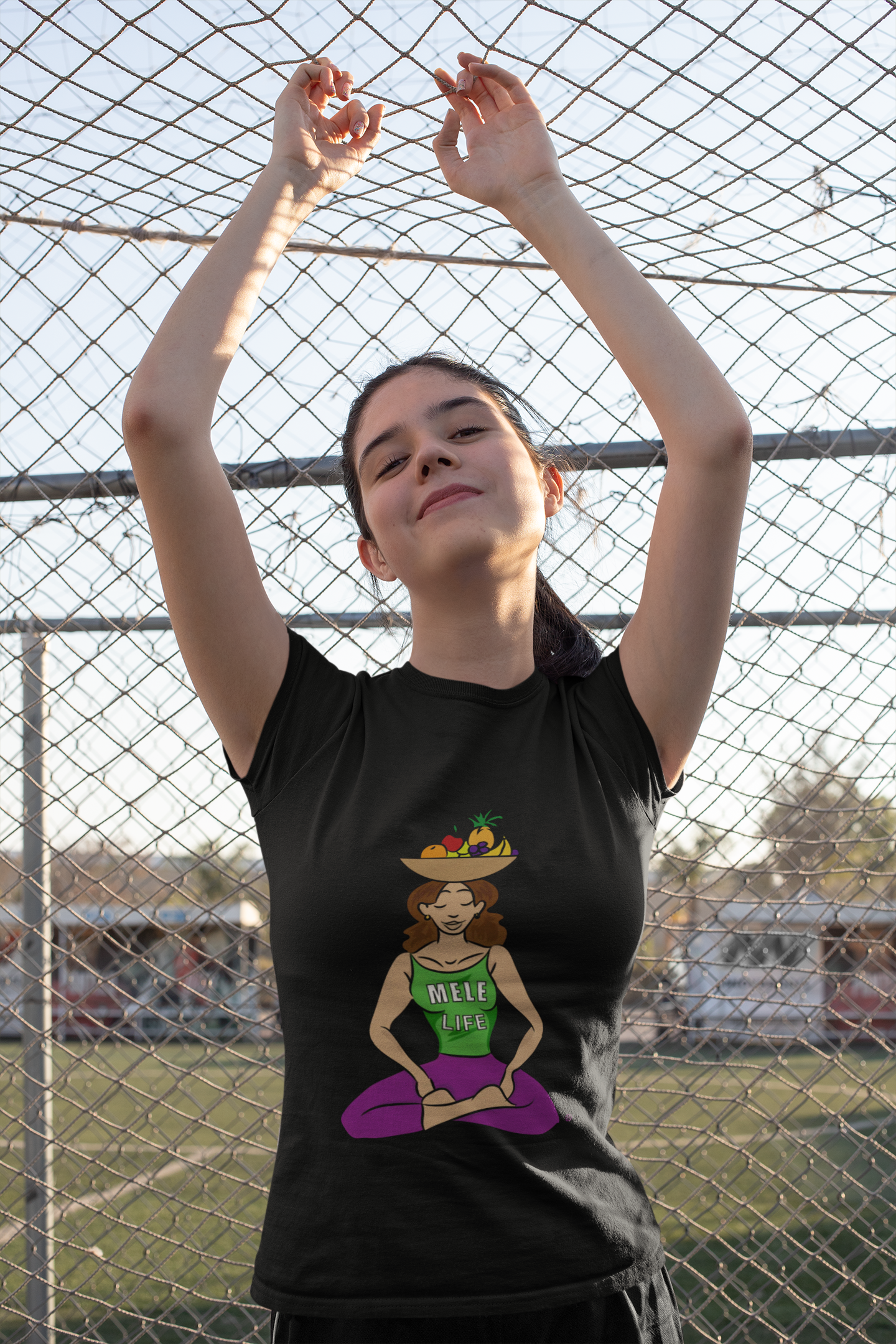 Kids Tee - Yoga Lady 1