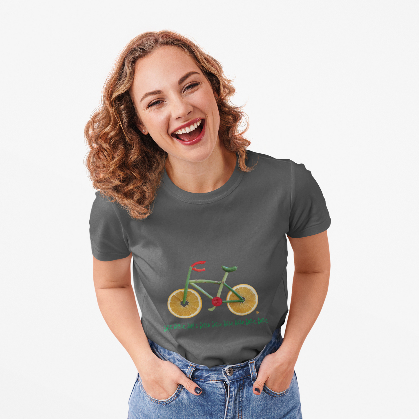 Women's Triblend Tee - Veggie Bike