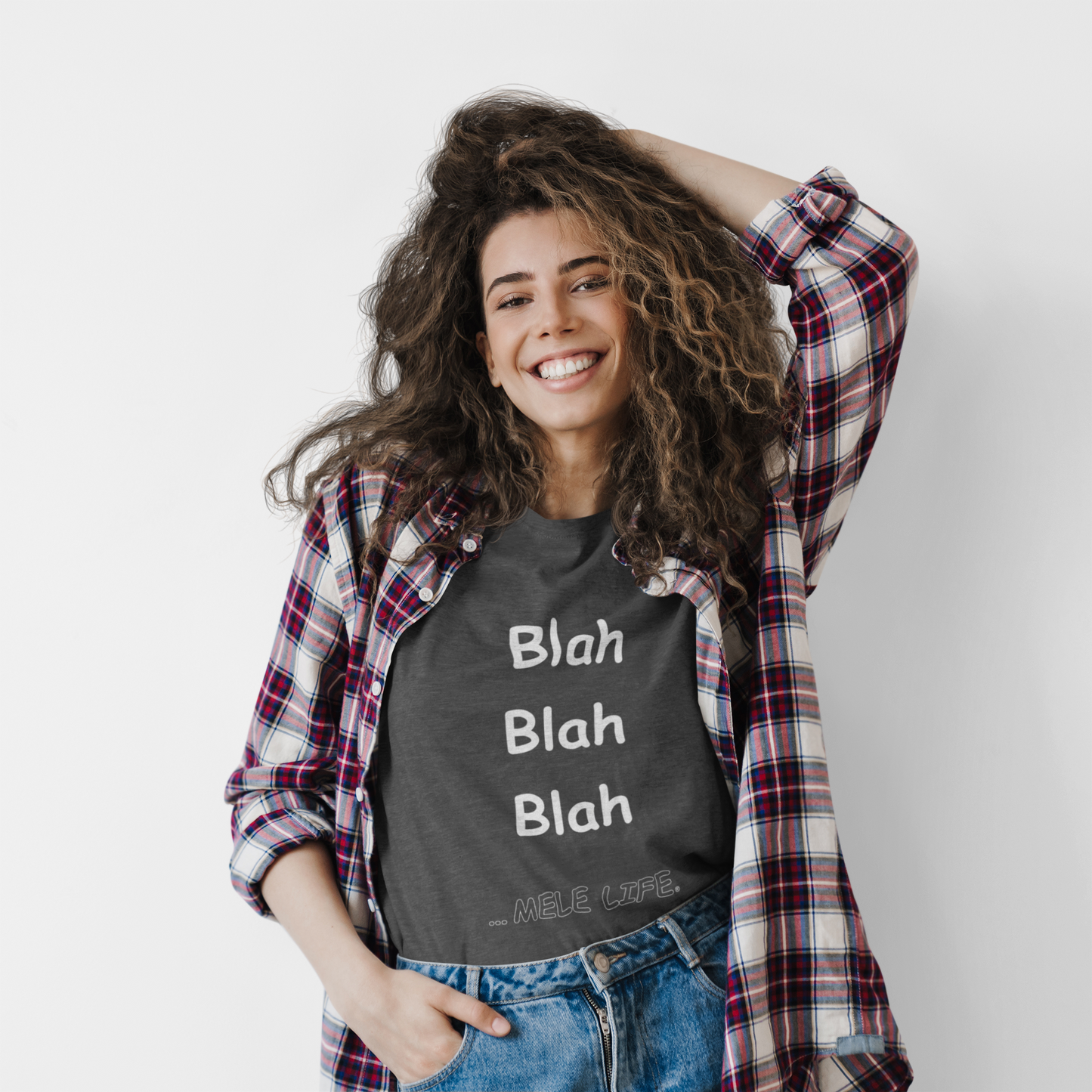 Women's Triblend Tee - Blah Blah Blah