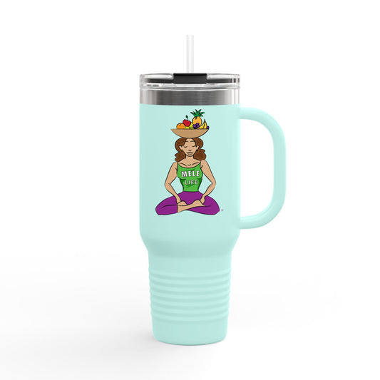 Travel Mug (40 oz) - Yoga Lady 1