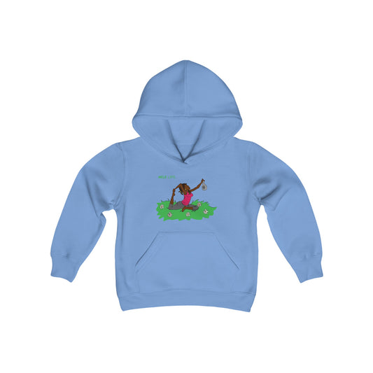 Hooded Sweatshirt (Kids) - Yoga Lady2