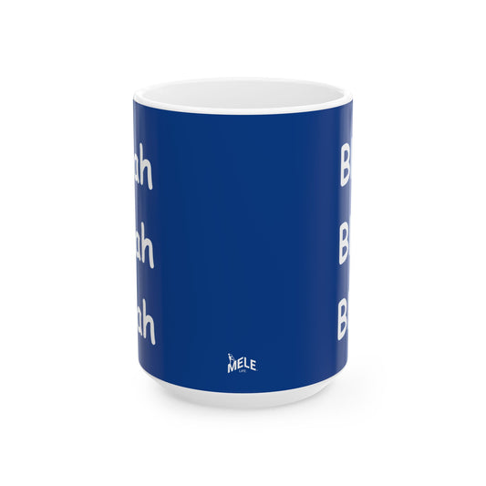 Coffee Mug (11oz/15oz) - Blah Blah Blah (blue)
