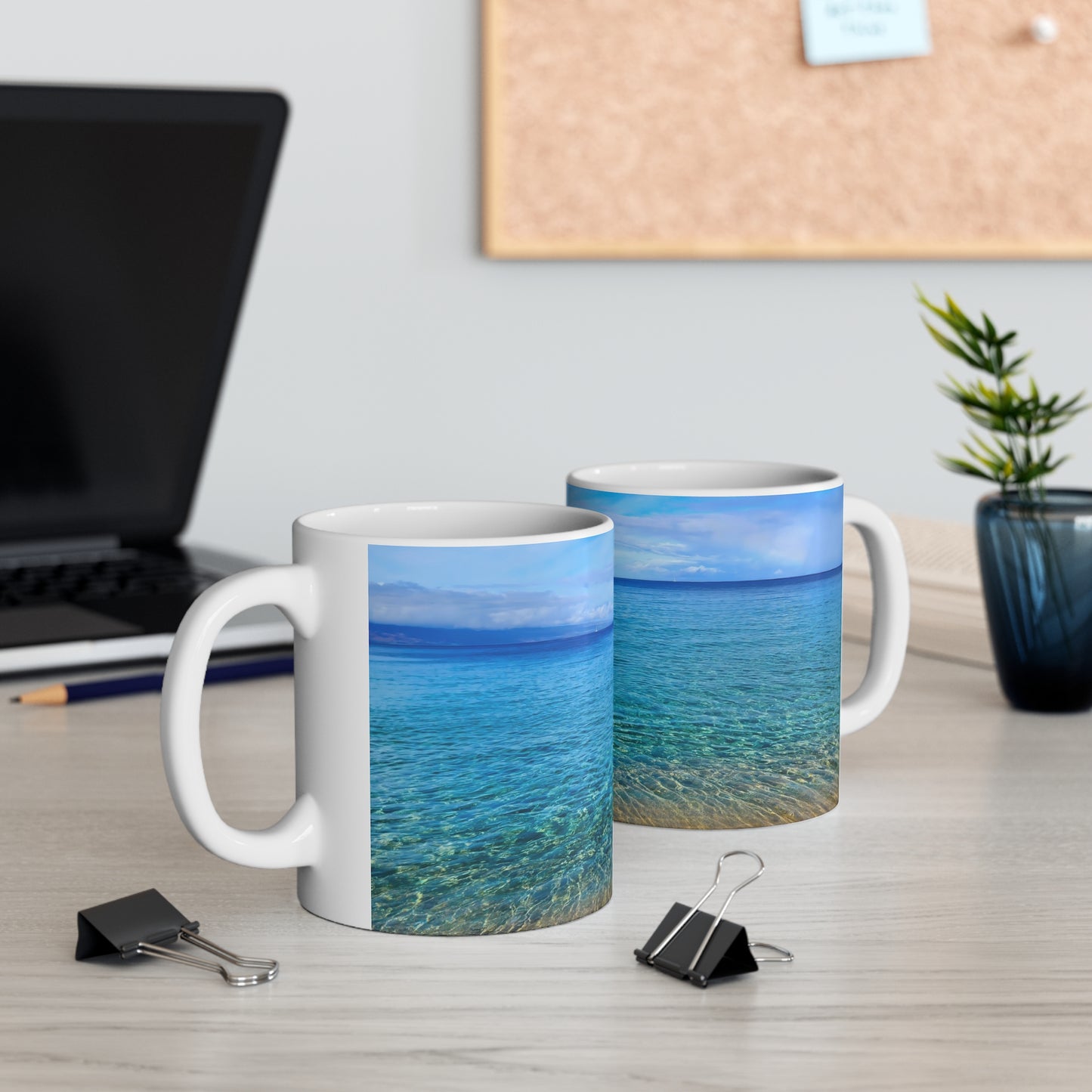 Coffee Mug - Ocean around the island of Maui