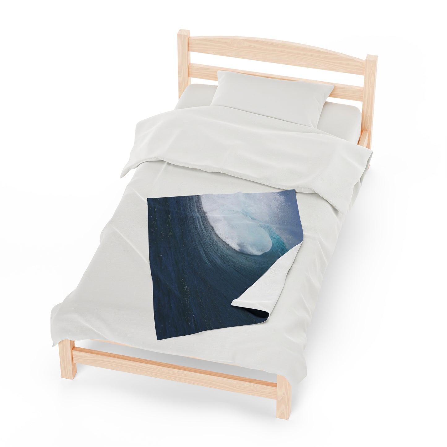 Blanket Velveteen Plush - Wave