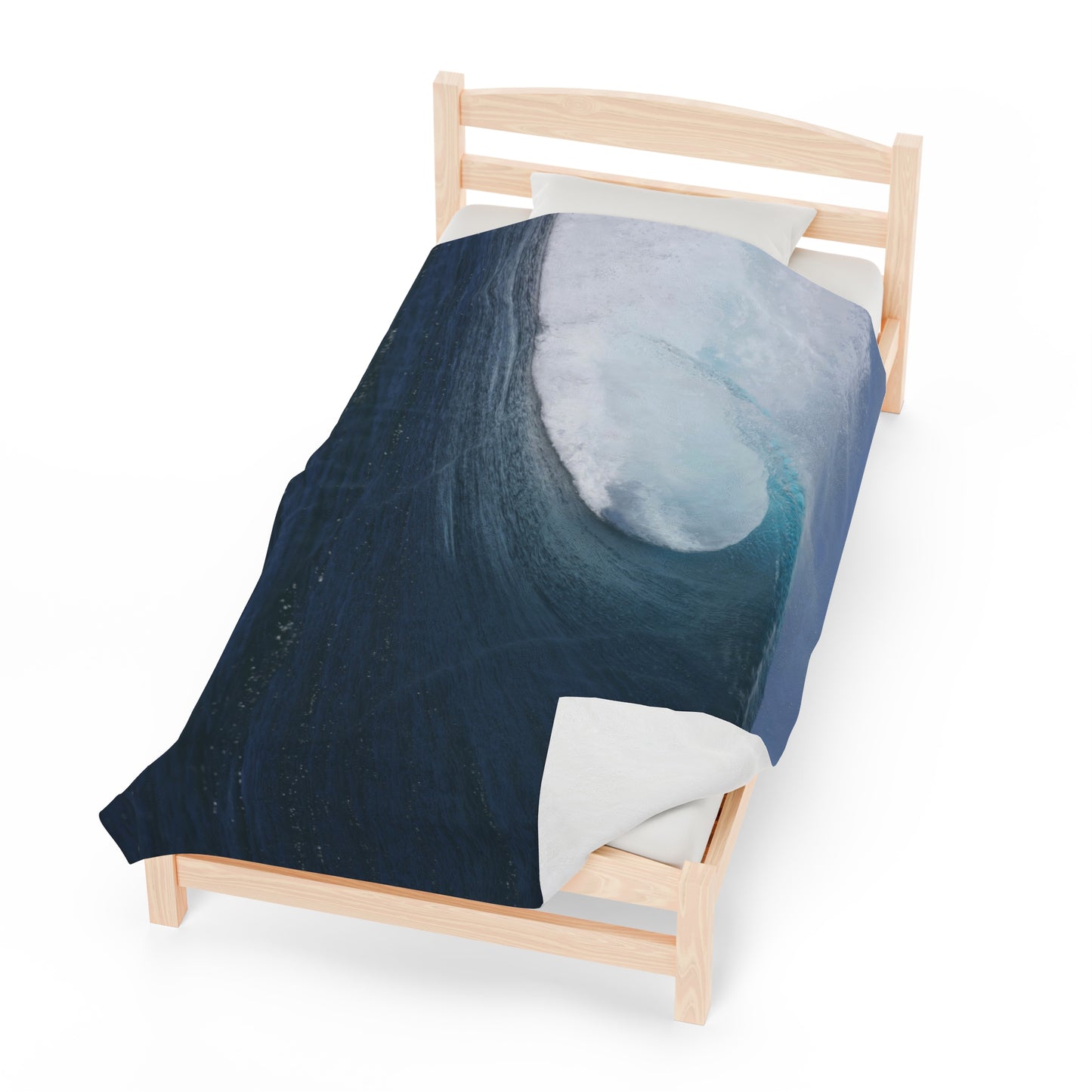 Blanket Velveteen Plush - Wave