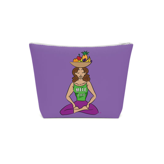 Cosmetic Bag - Yoga Lady1   (purple)