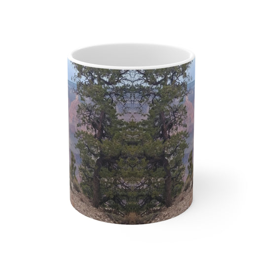 Coffee Mug - Elk at rim of Grand Canyon