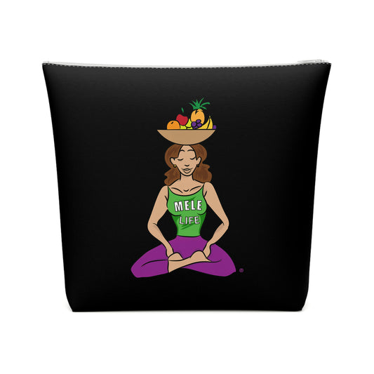 Cosmetic Bag - Yoga Lady1   (black)