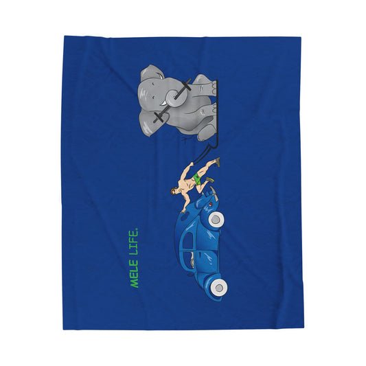 Blanket - Strong White Man (blue)