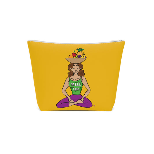 Cosmetic Bag - Yoga Lady1   (yellow)