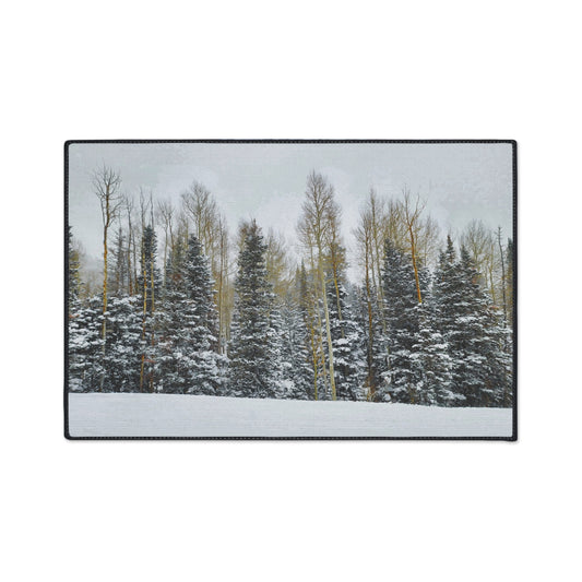 Floor Mat - Forest Winterscape