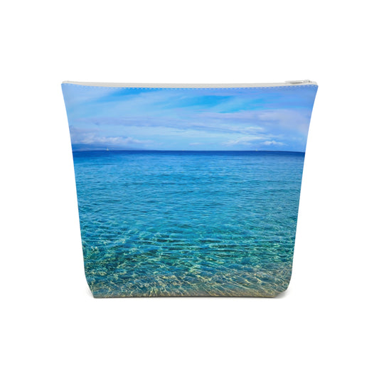 Cosmetic Bag - Ocean around the island of Maui