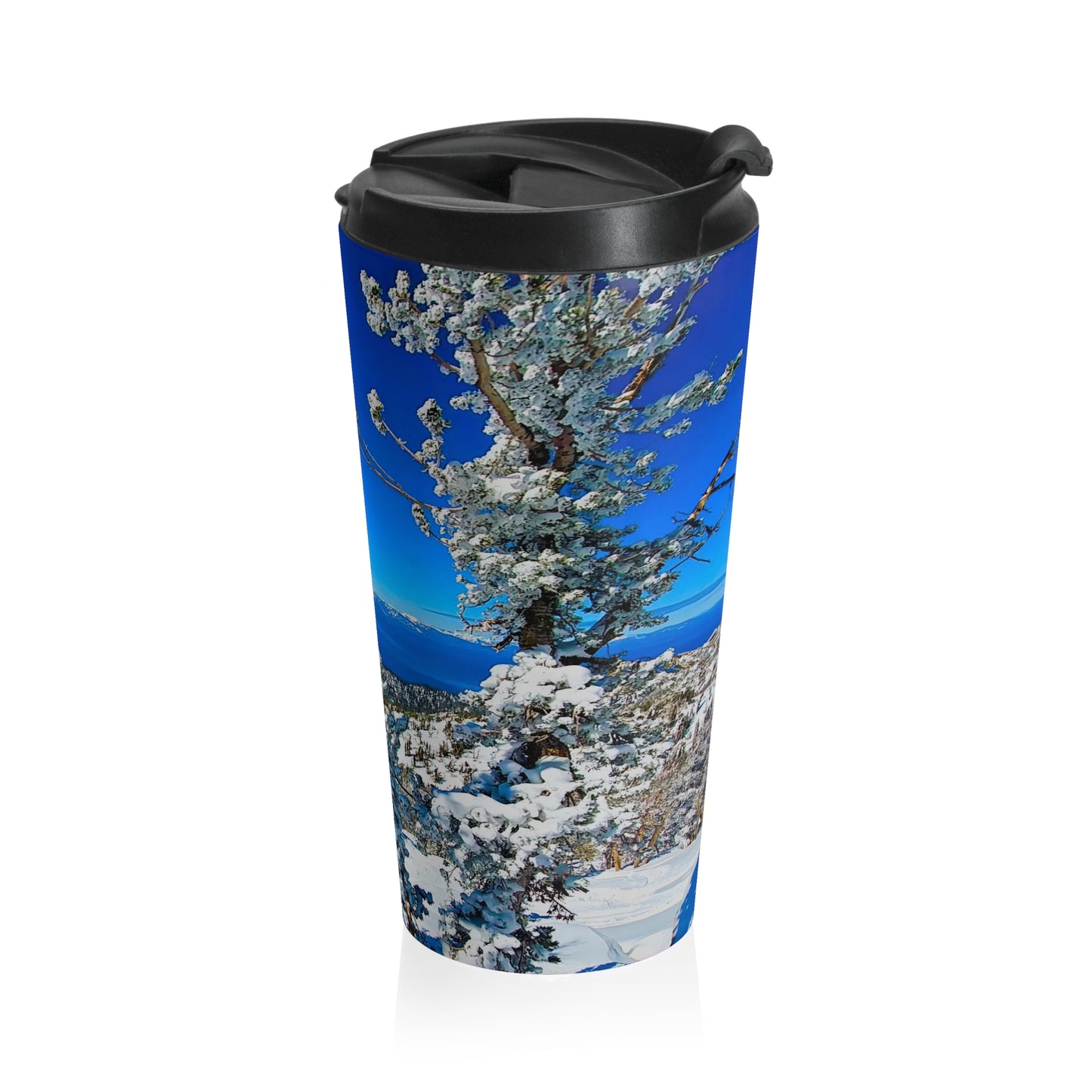 Travel Mug - Lake Tahoe in Winter