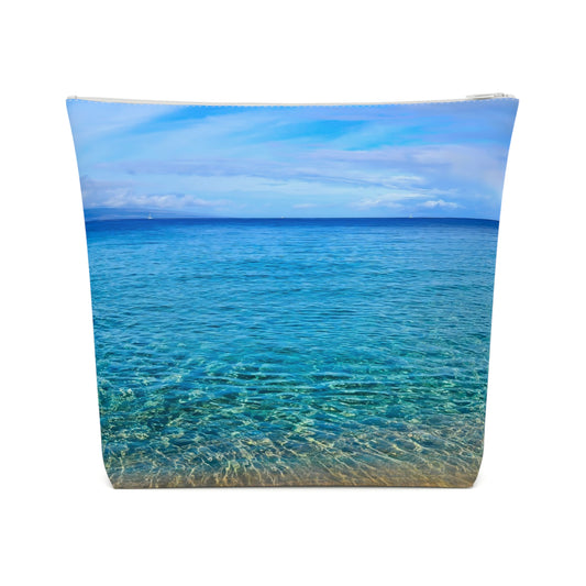 Cosmetic Bag - Ocean around the island of Maui