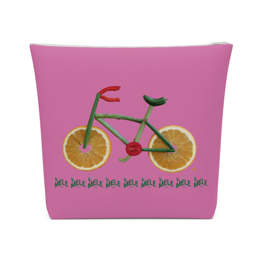 Cosmetic Bag - Veggie Bike  (pink)