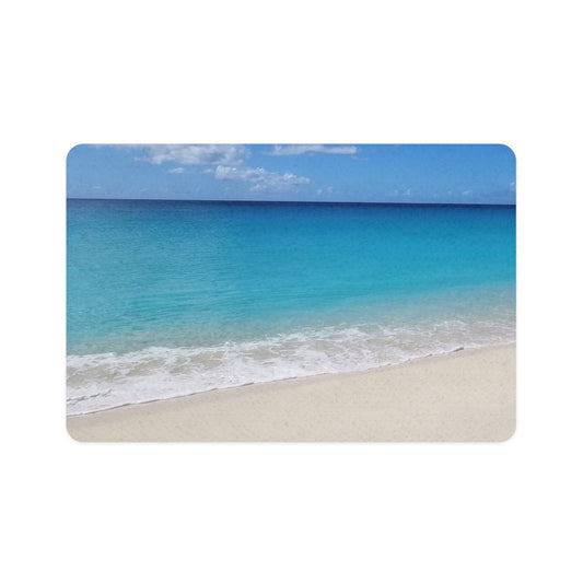 Dog Food Mat - Beach Paradise