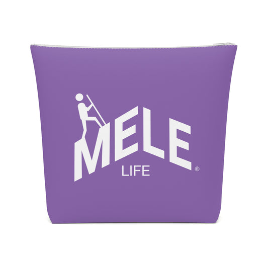Cosmetic Bag - MELE LIFE logo   (purple)