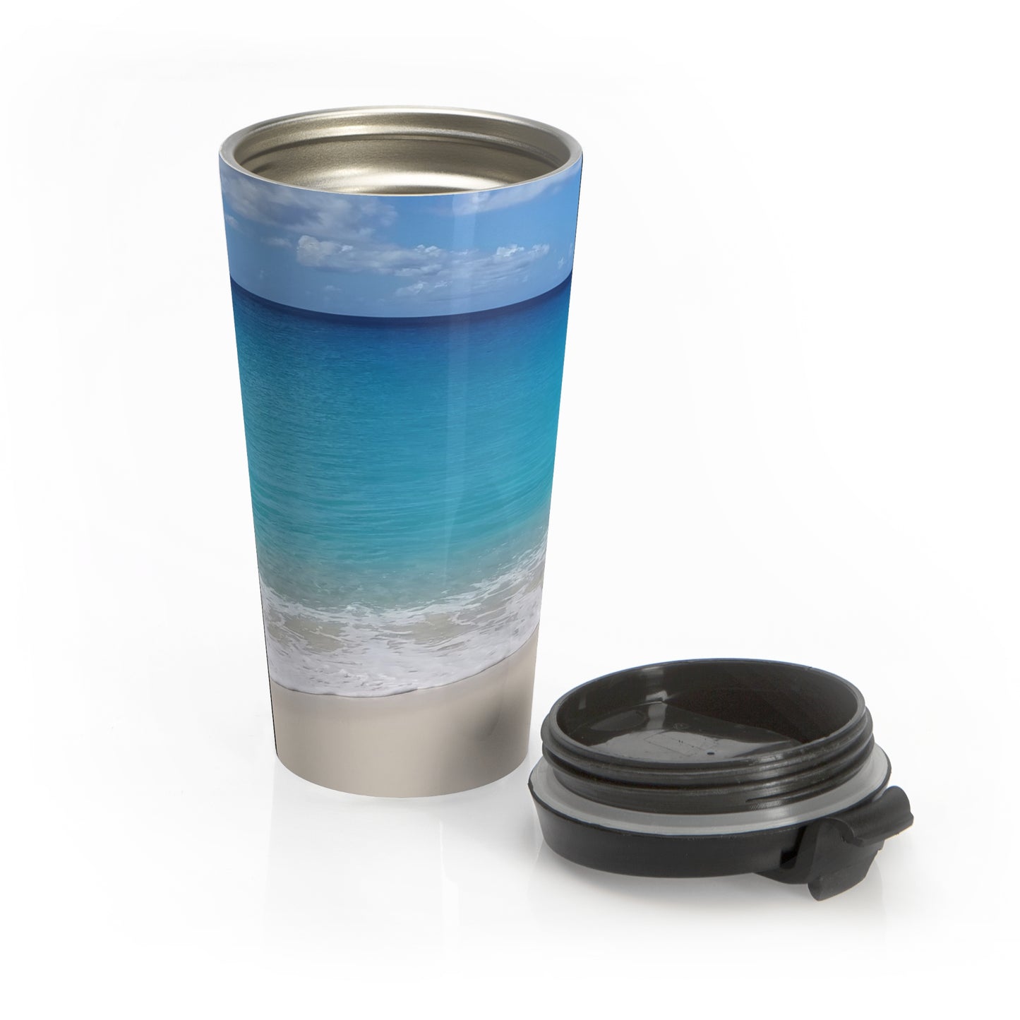 Travel Mug (15oz) - Beach Paradise