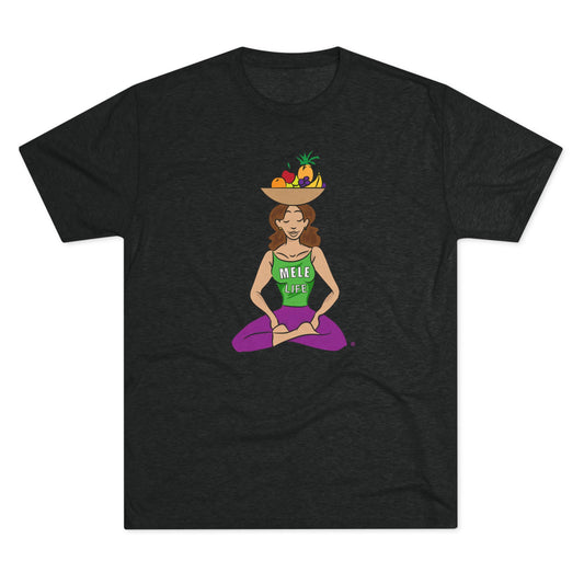 Triblend Tee (unisex) - Yoga Lady1