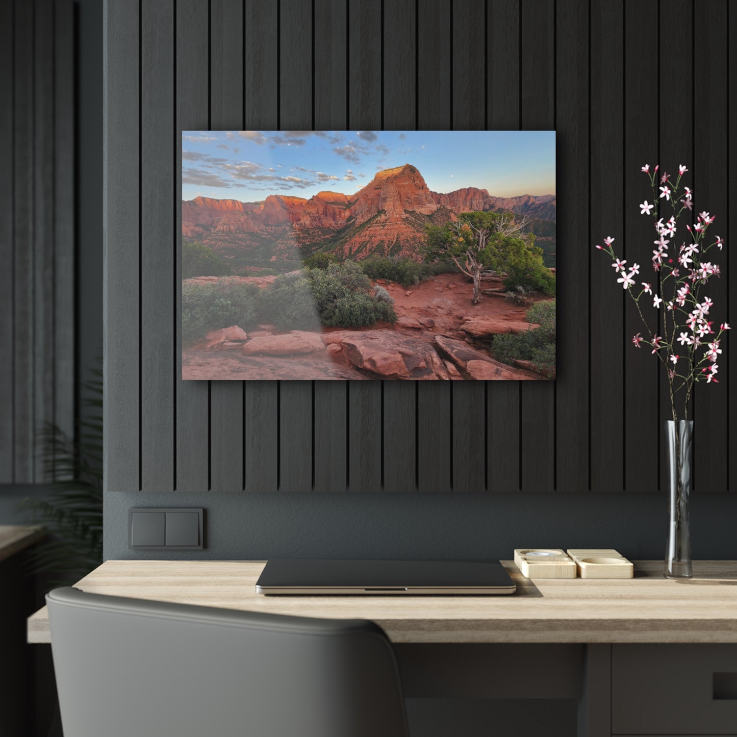 Acrylic Art - Kolob Canyons in Zion National Park