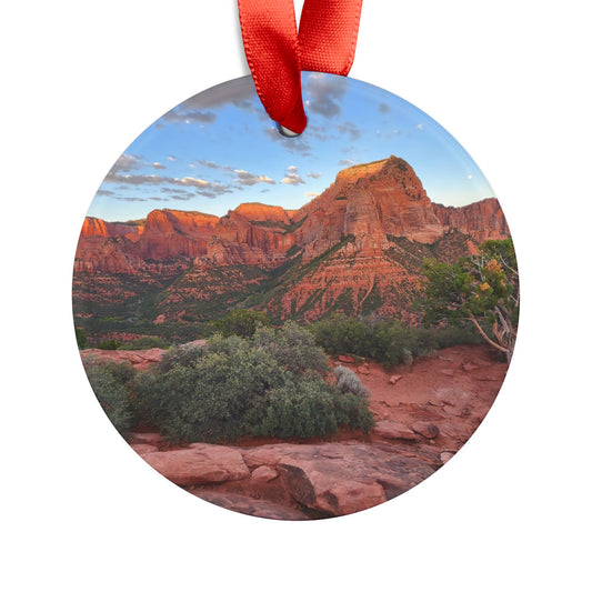 Holiday Acrylic Ornament - Kolob Canyons in Zion National Park