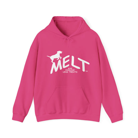 Hooded Sweatshirt (unisex) - MELT  (white)