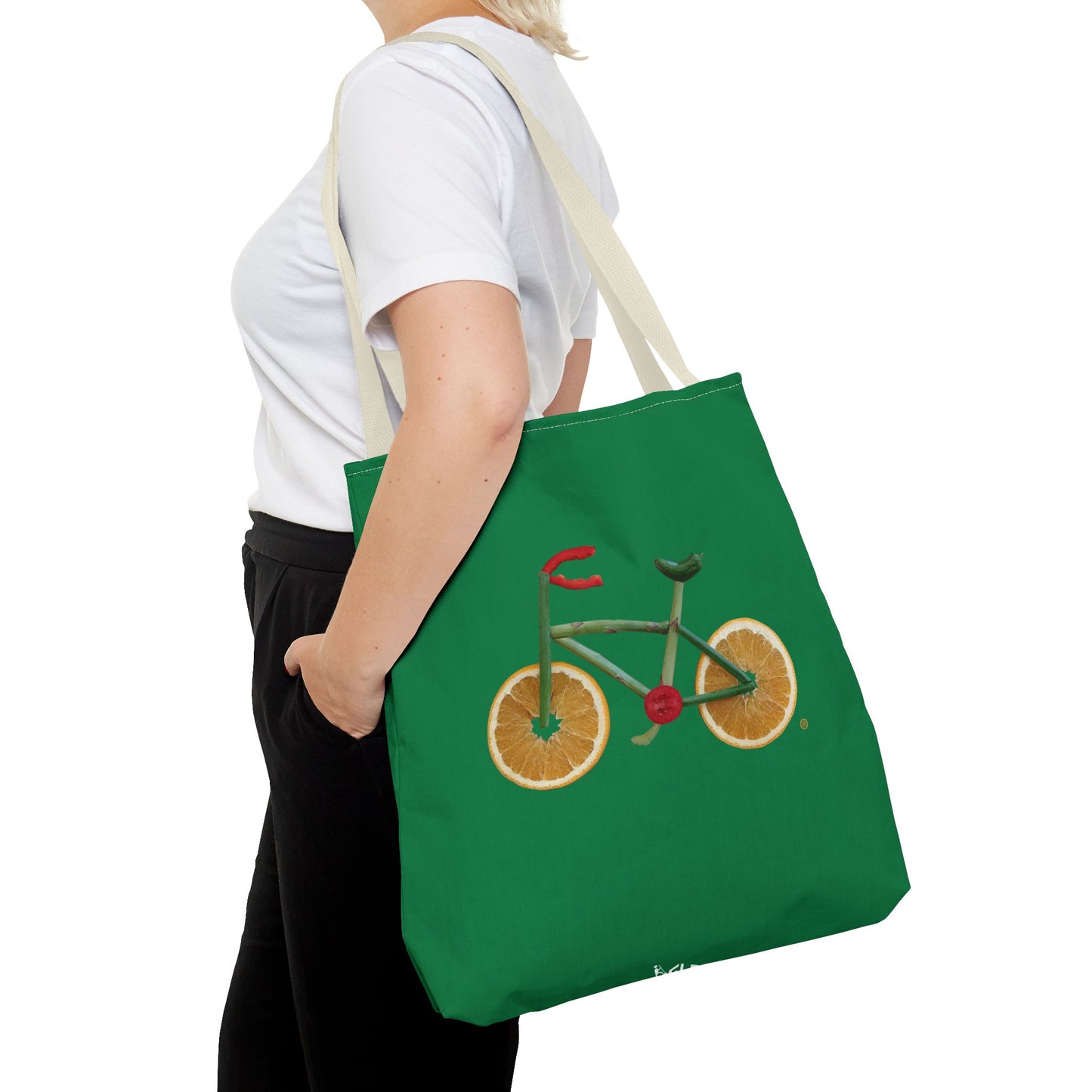 Tote Bag - Veggie Bike (green)