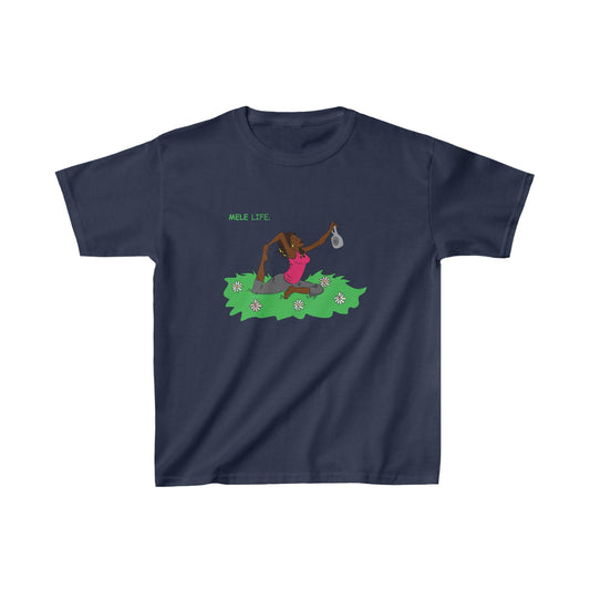 Kids Cotton Tee - Yoga Lady2