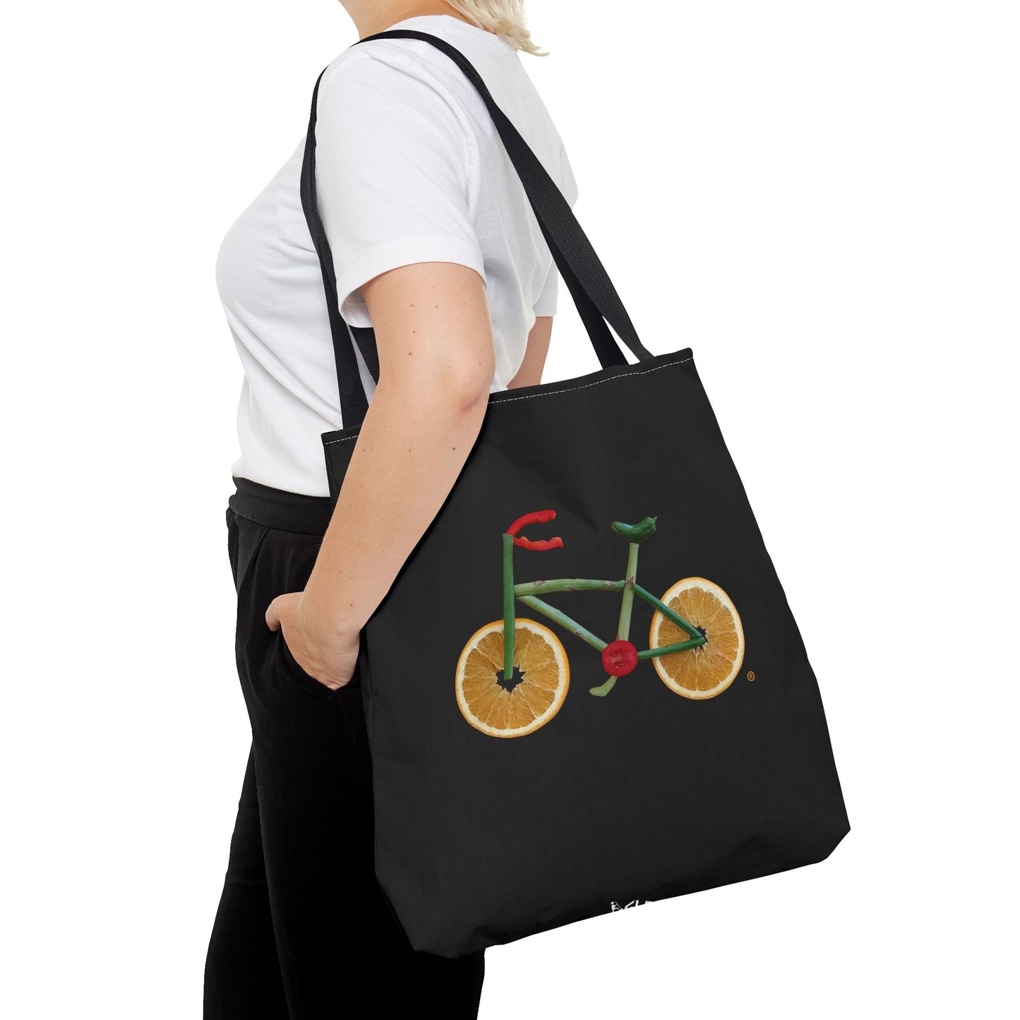 Tote Bag - Veggie Bike (black)