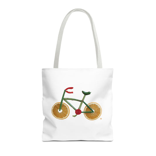 Tote Bag - Veggie Bike (white)