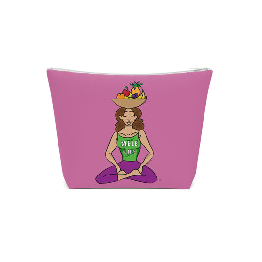 Cosmetic Bag - Yoga Lady1   (pink)