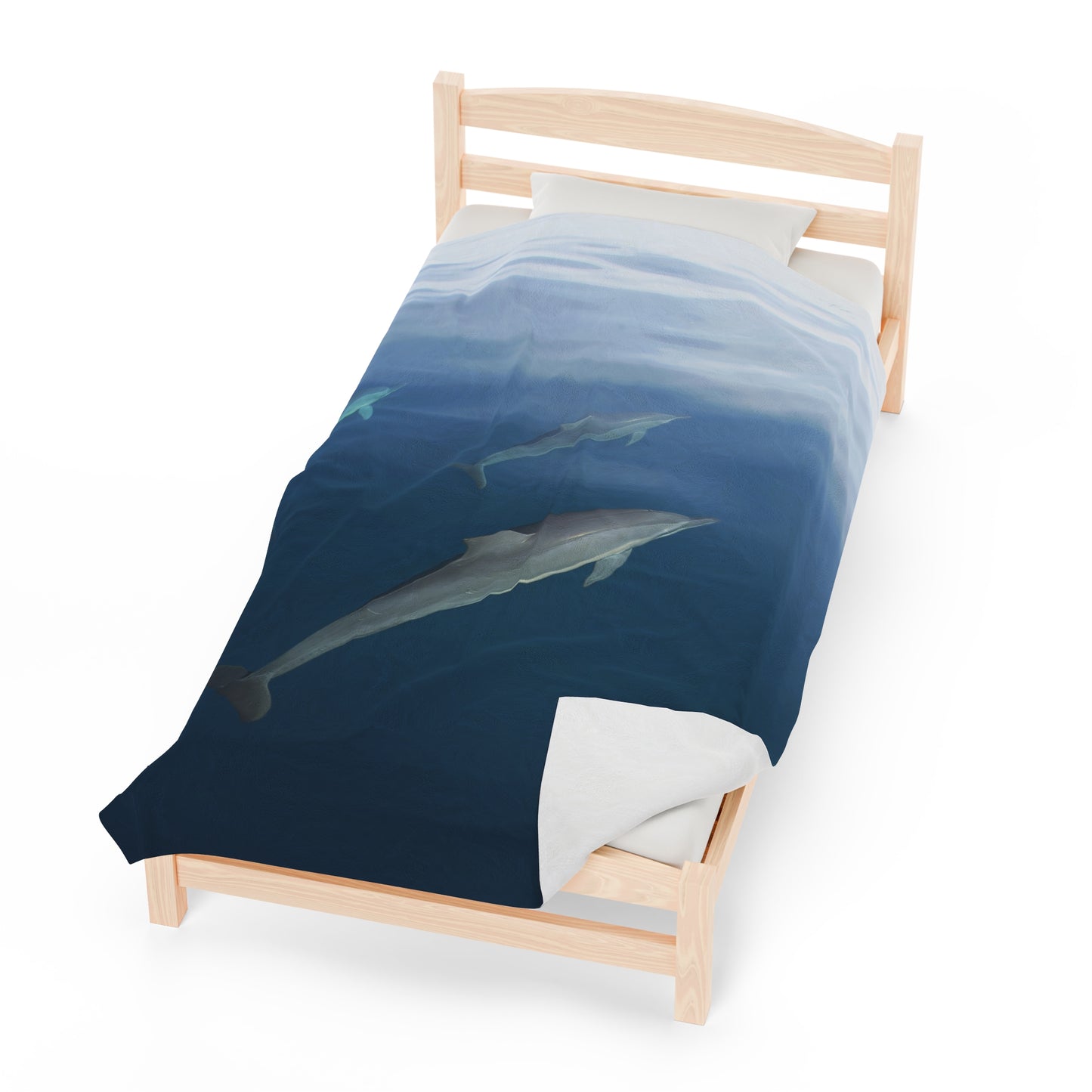Blanket Velveteen Plush - Dolphins (Fiji)