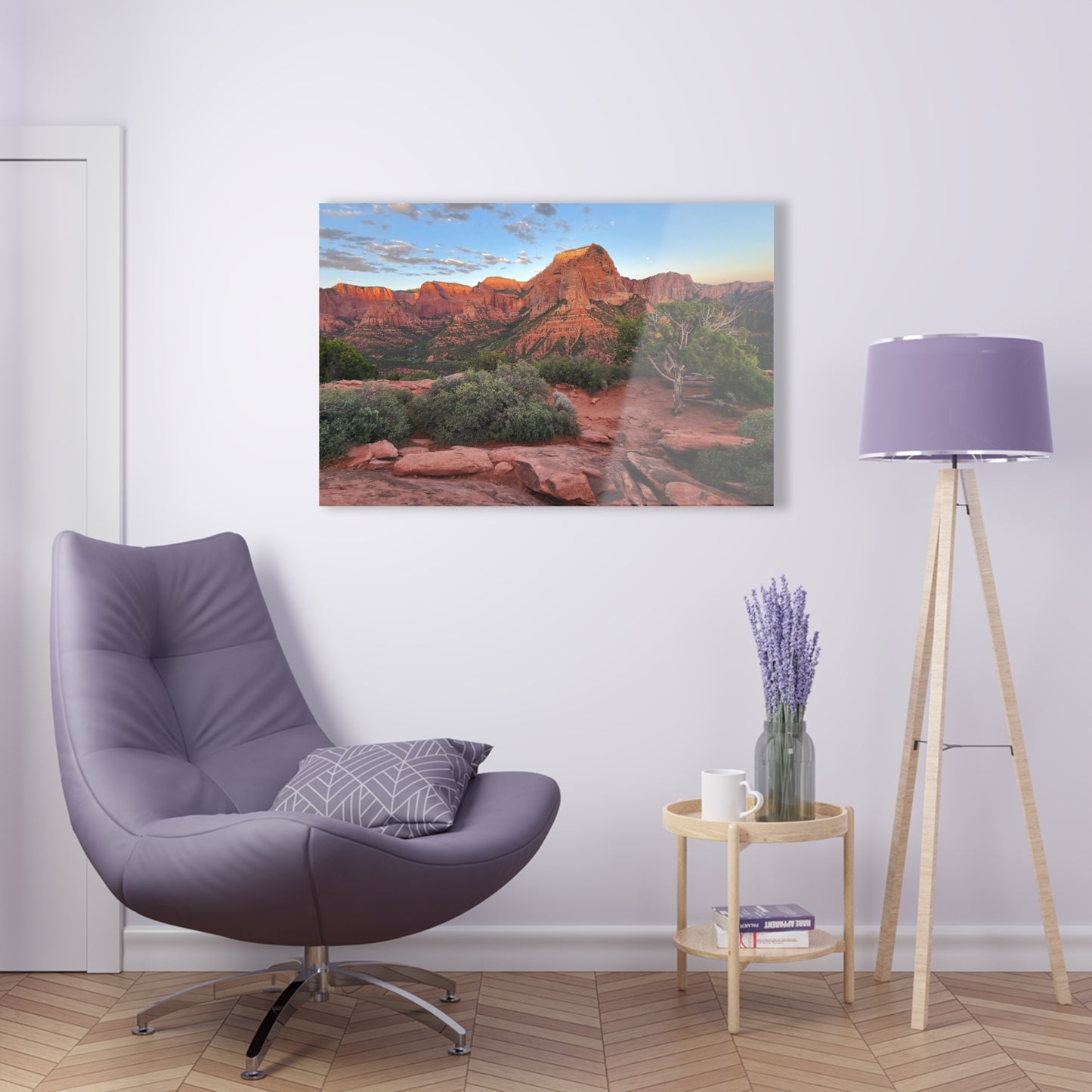 Acrylic Art - Kolob Canyons in Zion National Park