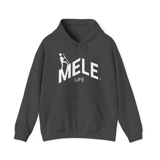 Hooded Sweatshirt (unisex) - MELE LIFE (white)