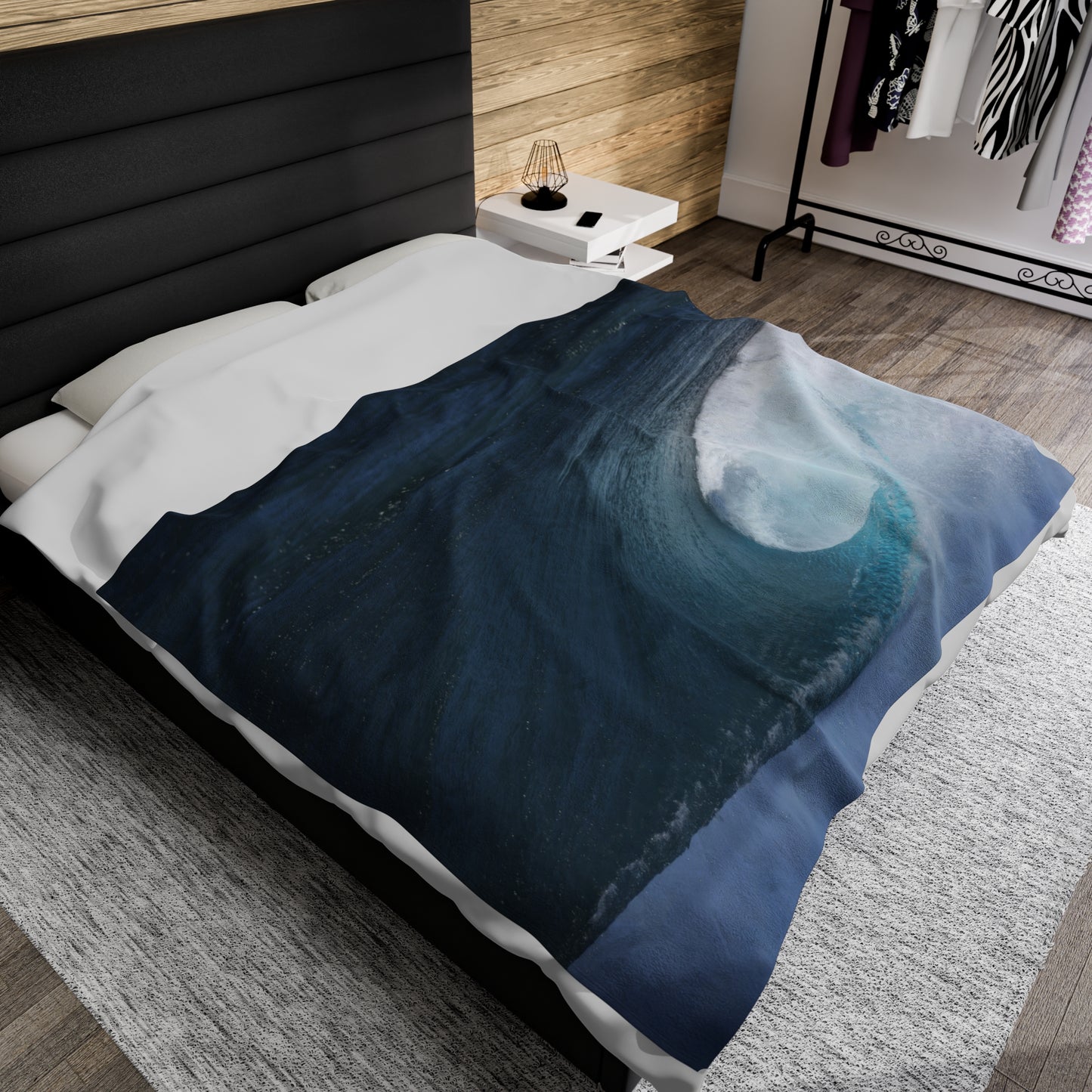 Blanket Velveteen Plush - Wave