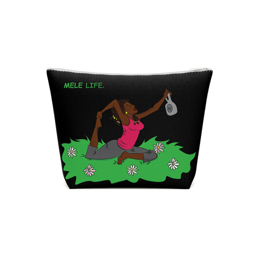 Cosmetic Bag - Yoga Lady2   (black)