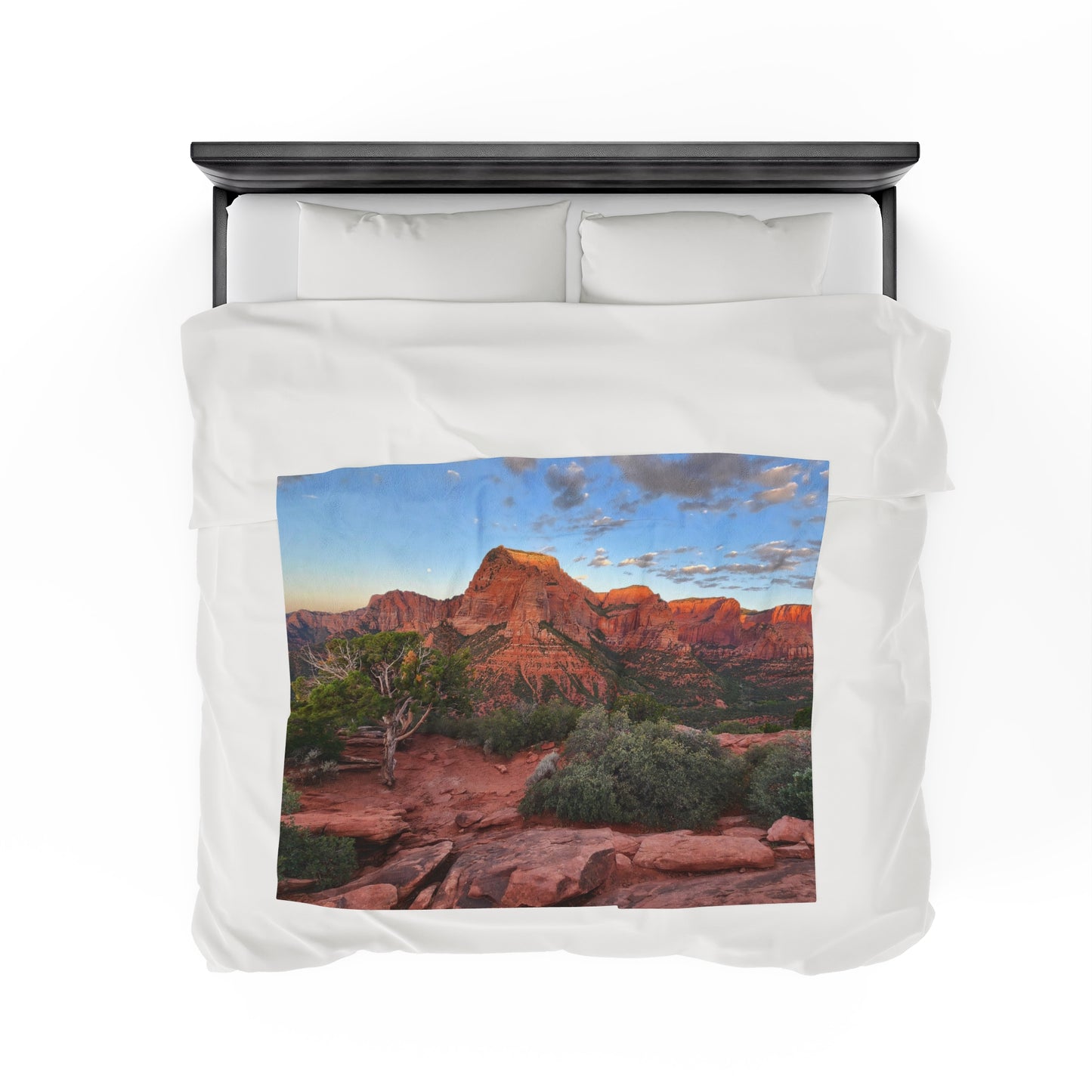Blanket Velveteen Plush - Kolob Canyons in Zion National Park
