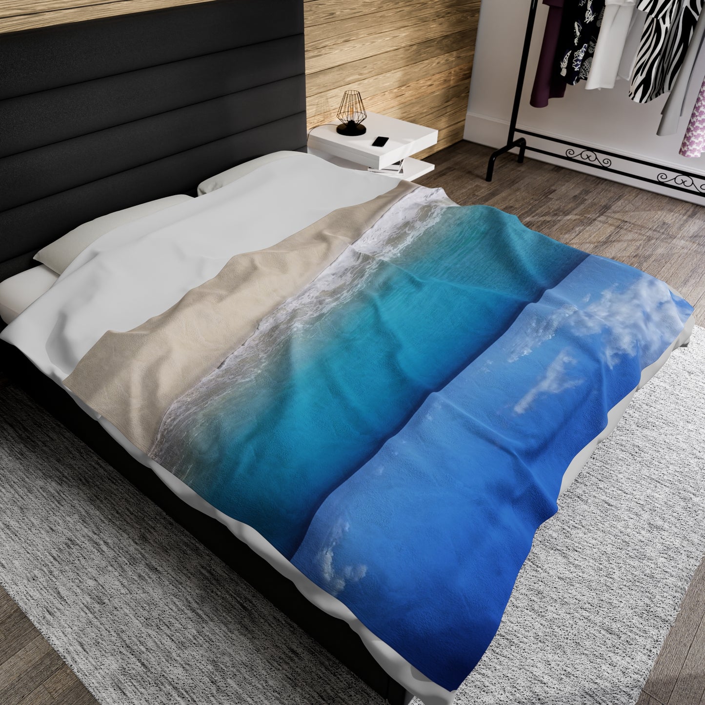 Blanket Velveteen Plush - Mullet Bay (St. Maarten)