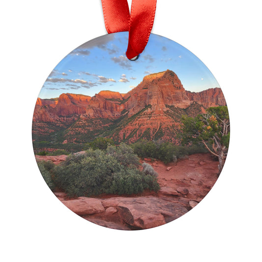 Holiday Acrylic Ornament - Kolob Canyons in Zion National Park