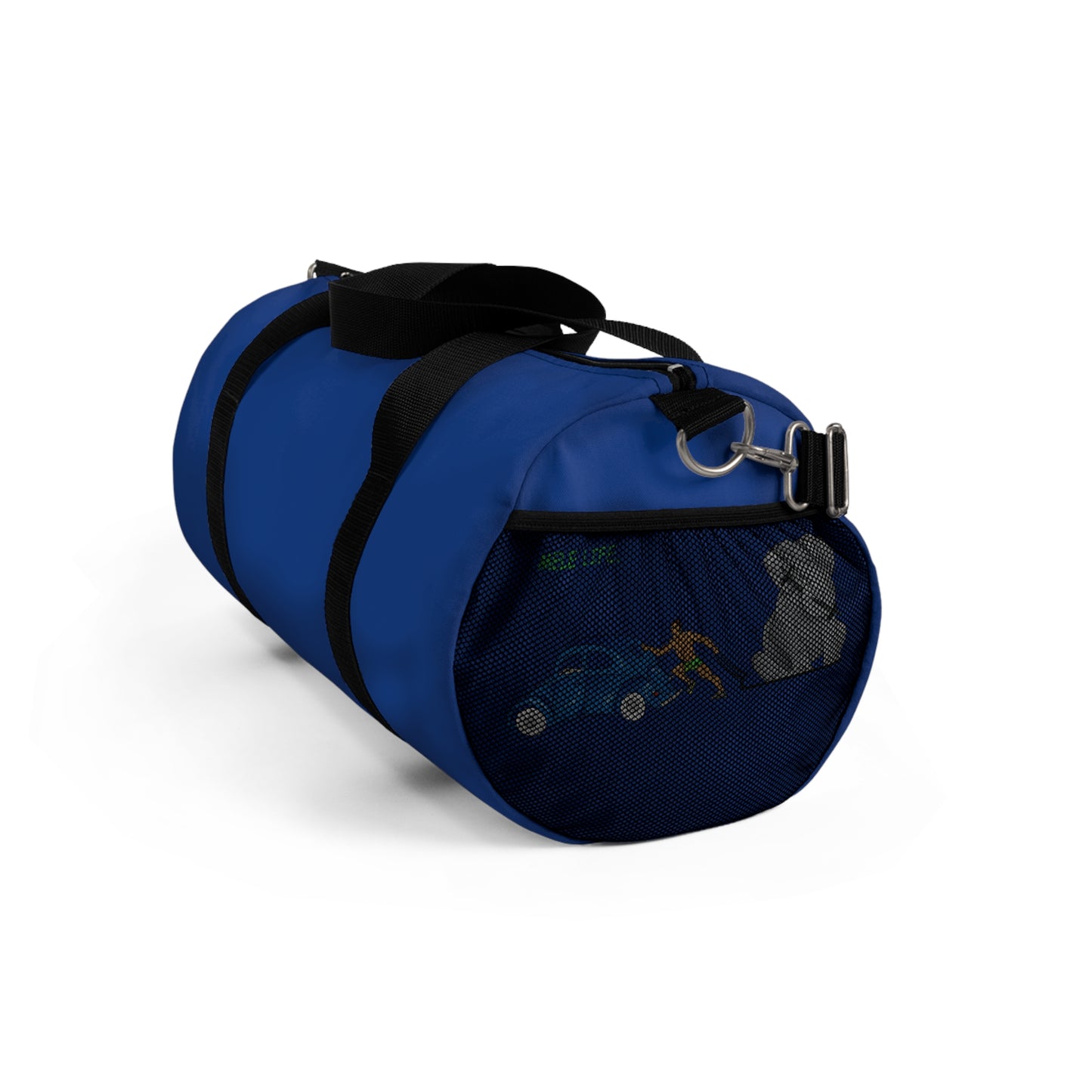 Duffel Bag - Strong Brown Man (blue)