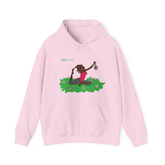 Hooded Sweatshirt (unisex) - Yoga Lady 2 (color palette B)