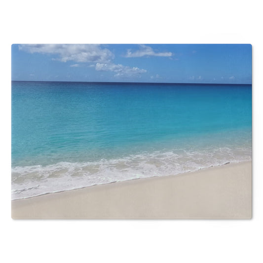 Cutting Board (glass) - Mullet Bay in St. Maarten