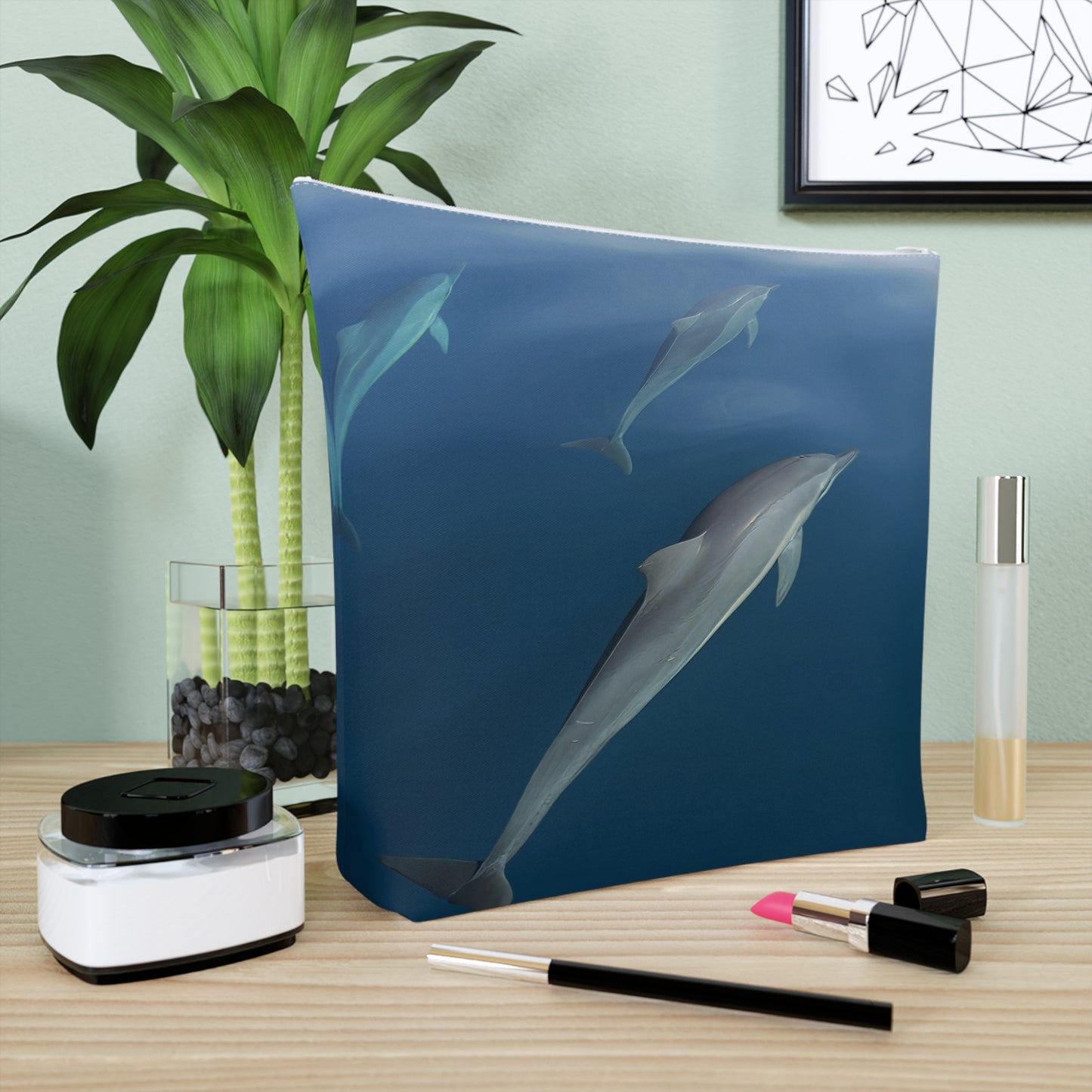Cosmetic Bag - Dolphins  (Fiji)