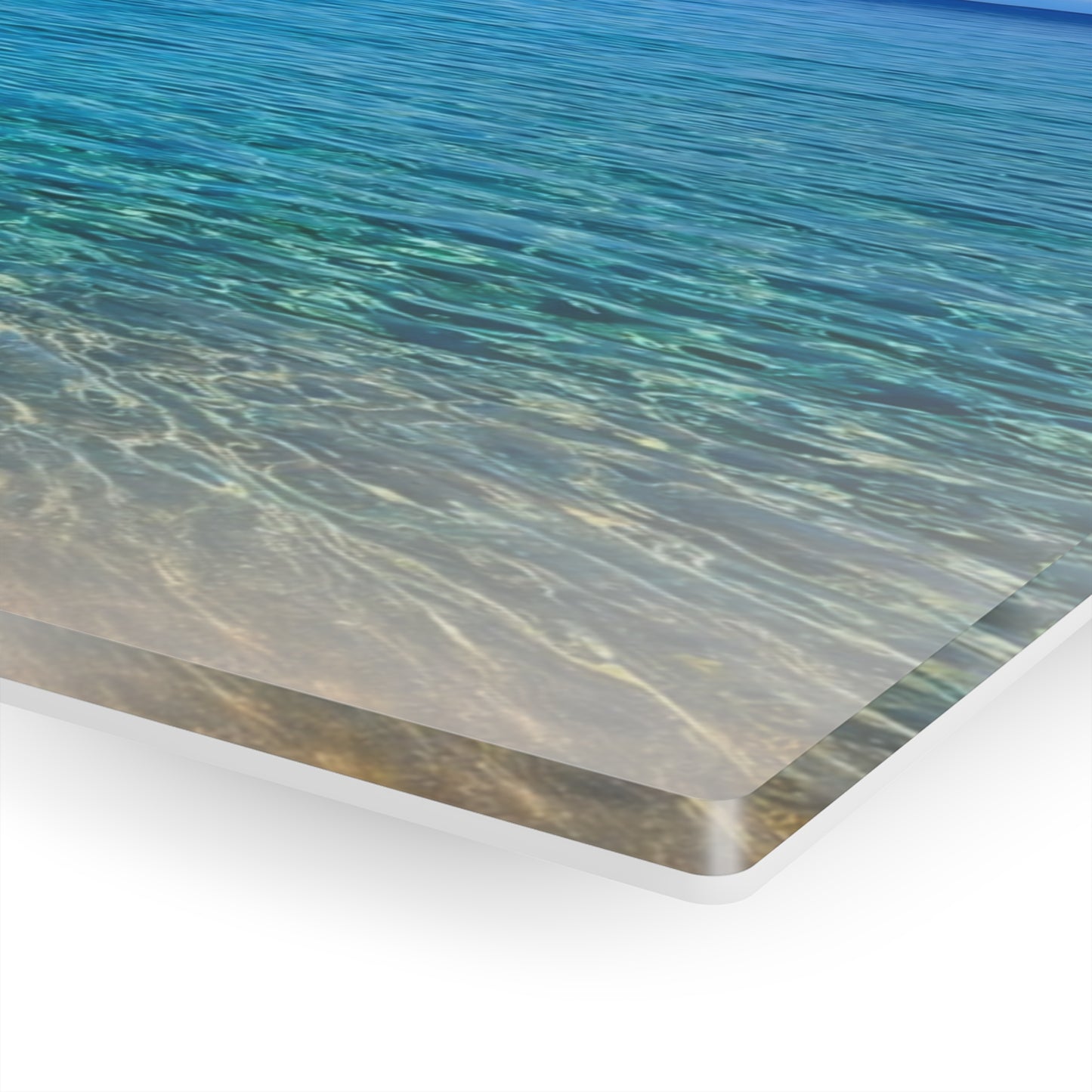 Acrylic Art - Ocean around the island of Maui