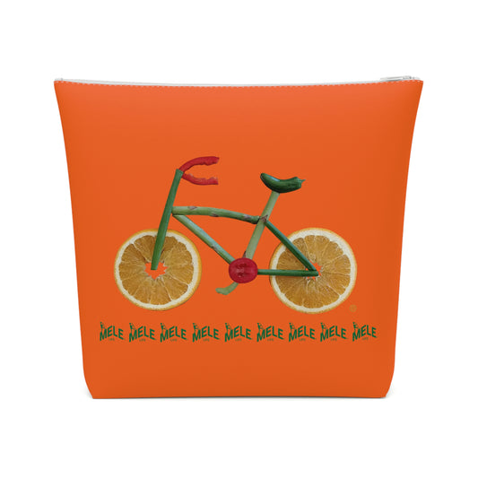 Cosmetic Bag - Veggie Bike  (orange)