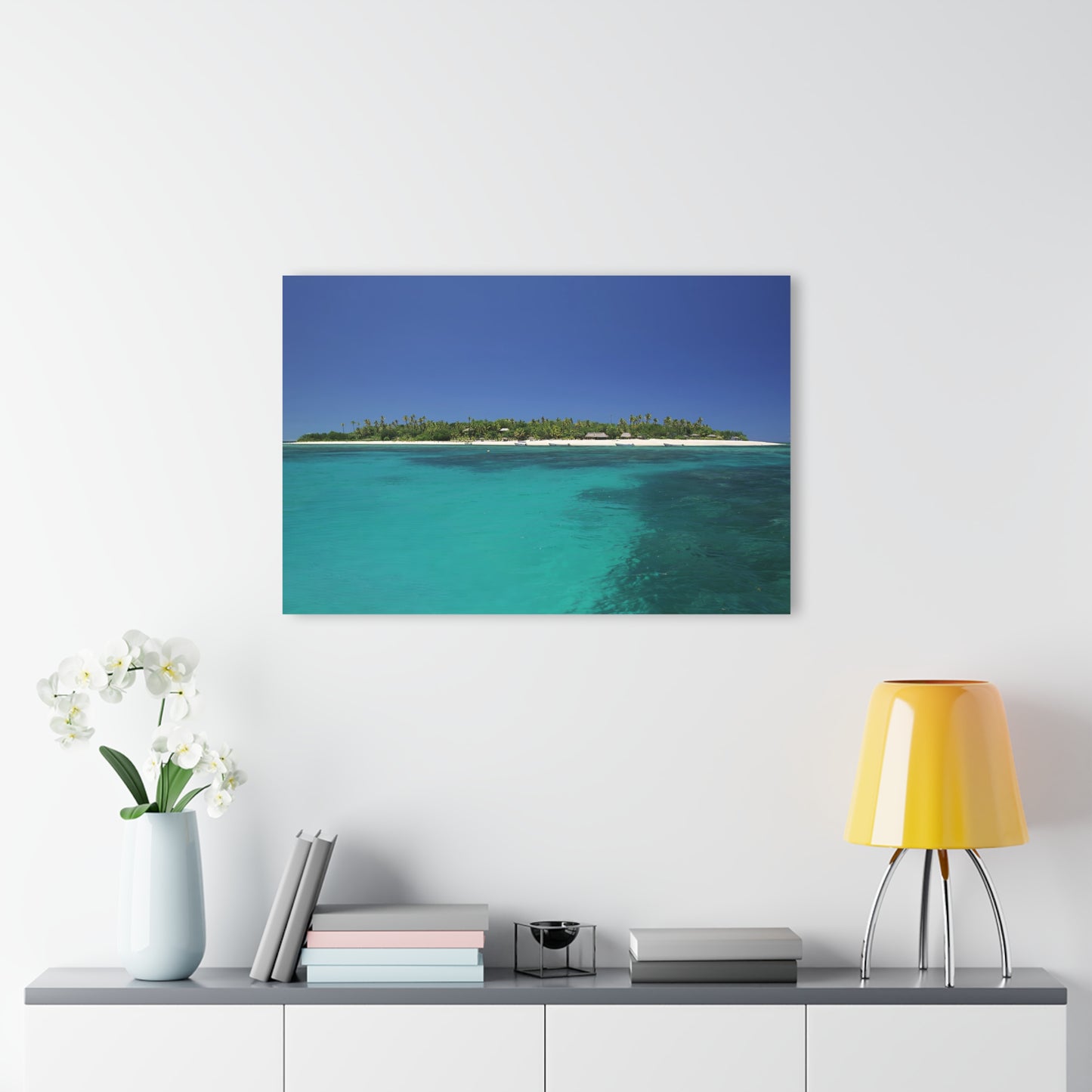 Acrylic Wall Art - Tropical Island in Fiji