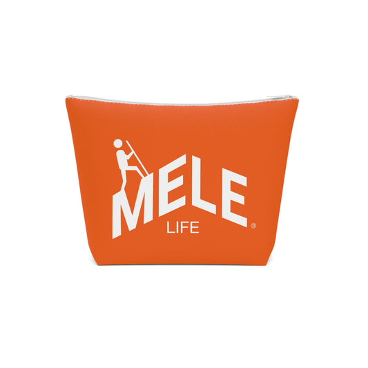 Cosmetic Bag - MELE LIFE logo   (orange)